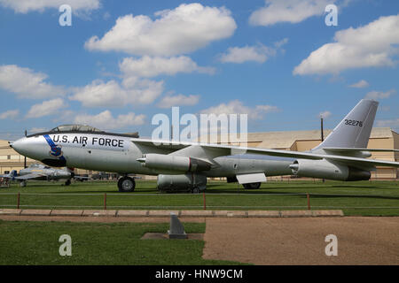 Eine Boeing B-47E strahlgetriebene auf dem Display an der Barksdale Global Power Museum, auf Barksdale AFB, Louisiana Stockfoto