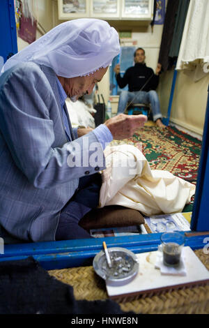 Tunez: Kairouan.Medina.Souk. Schneider Stockfoto