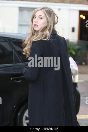 Hermine Corfield außerhalb ITV Studios mit: Hermine Corfield wo: London, Vereinigtes Königreich bei: Kredit-16. Januar 2017: Rocky/WENN.com Stockfoto