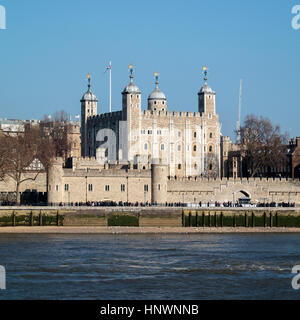 Blick auf den Tower of London Stockfoto