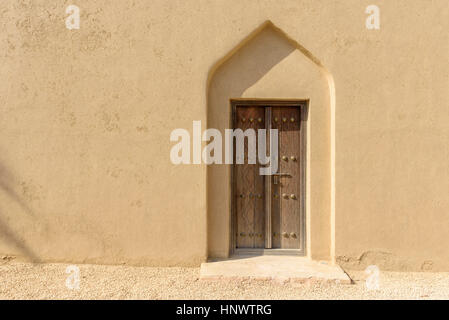 Qasr Al Amwaji, Al-Ain. Alte Festung in den Vereinigten Arabischen Emiraten, das war der Geburtsort des Herrschers Scheich Khalifa bin Zayed bin Khalifa Stockfoto