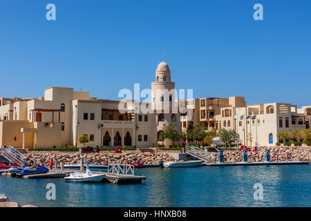 Boote in Tala Bay Aqaba, Jordanien Stockfoto