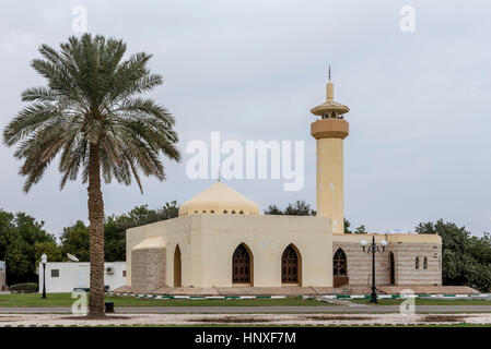 Islamische Moschee in Al Hili Park, Al Ain, Abu Dhabi, Vereinigte Arabische Emirate Stockfoto