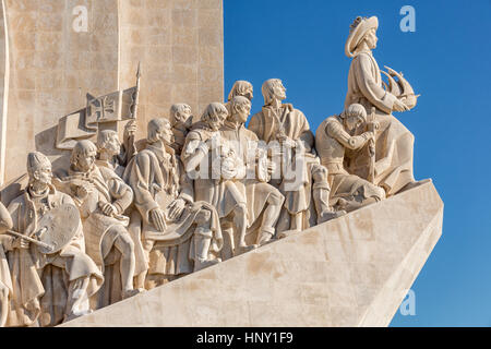 Denkmal der Entdeckungen, Padrão Dos Descobrimentos, Belem, Lissabon, Portugal Stockfoto