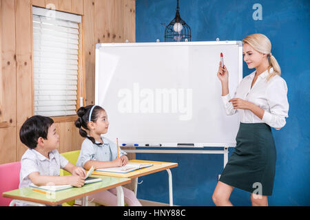 Klasse im kindergarten Stockfoto