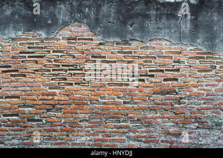 Alte Ziegel Wand Textur Hintergrund. Stockfoto