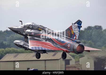 Französische Luftwaffe Dassault Trugbild 2000N aus dem Ramex Delta Display team Stockfoto