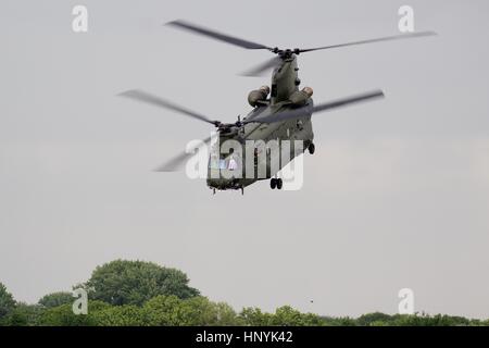 RAF Chinook-Hubschrauber Stockfoto