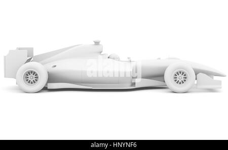 Formel rot-Rennwagen von mir selbst entworfen. 3D illustration Stockfoto