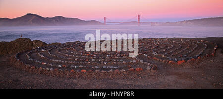 Landet Ende in San Francisco, Kalifornien Stockfoto