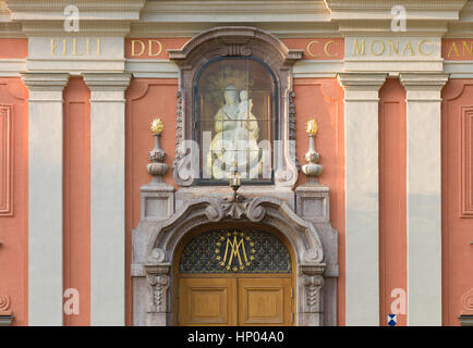 Detail der Eingang zum Buergersaalkirche, München, Bayern, Deutschland Stockfoto