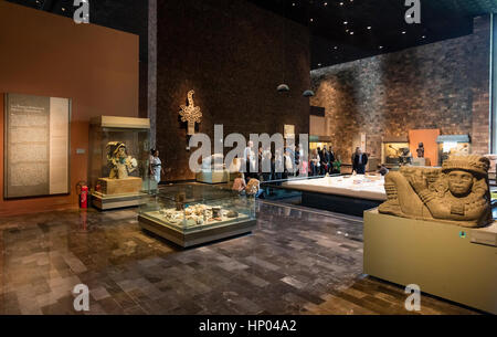 Nationalmuseum für Anthropologie, Museo Nacional de Antropologia, Mexico City, Mexiko Stockfoto