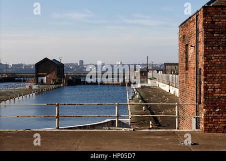 Clarence Graving Docks Liverpool docks Dockland uk Stockfoto