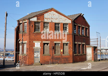 alte Gebäude südlich Collingwood dock-Liverpool docks Dockland uk Stockfoto