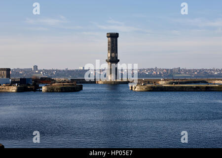 sechseckige Victoria Tower in Salisbury dock-Liverpool Docks Dockland uk Stockfoto