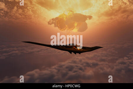 Northrop Grumman b-2 Spirit Stealth Bomber Stockfoto