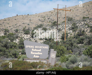 Spring Mountains Death Valley USA Stockfoto