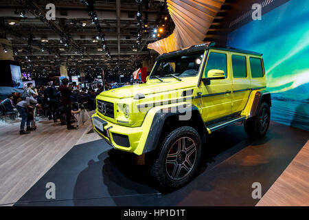 Toronto, Kanada. 16. Februar 2017. AMG G550 SUV auf dem Display während 2017 Canadian International Autoshow Medienvorschau Tag im Toronto Metro Convention Centre. Dominic Chan/EXimages/Alamy Live-Nachrichten Stockfoto