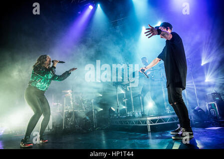 Bournemouth, UK. 17. Februar 2017. Wilkinson live bei O2 Academy Bournemouth. Bildnachweis: Charlie Raven/Alamy Live-Nachrichten Stockfoto