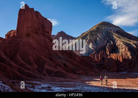 Valle del Arcoiris (Rainbow Valley), Atacama-Wüste. Region de Antofagasta. Chile Stockfoto