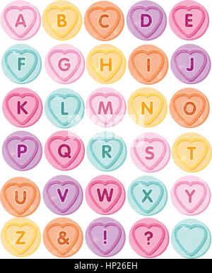 Sammlung von jedem englischen Alphabet Buchstaben auf weißem Hintergrund ausschneiden Stock Vektor