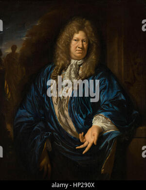 Adriaen van der Werff Porträt eines Mannes - Mauritshuis Museum den Haag Stockfoto