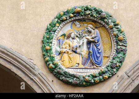 Ospedale del Ceppo, Pistoia, Toskana, Italien Stockfoto