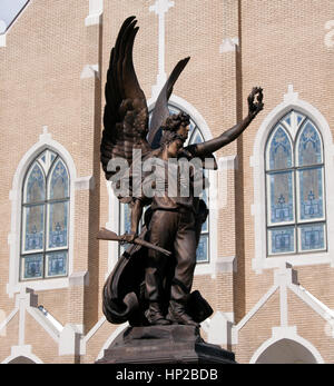 Engel hält Toten Rebellen Bürgerkrieg Soldat in Salisbury North Carolina Stockfoto