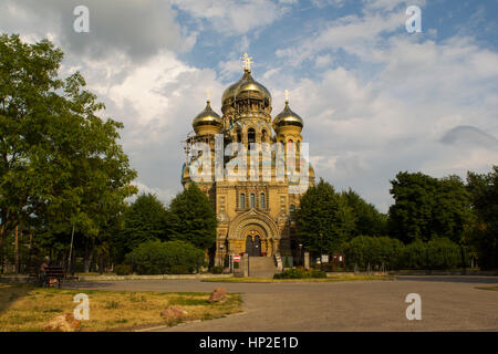 Goldene Kirche, Liepaja, Lettland Stockfoto