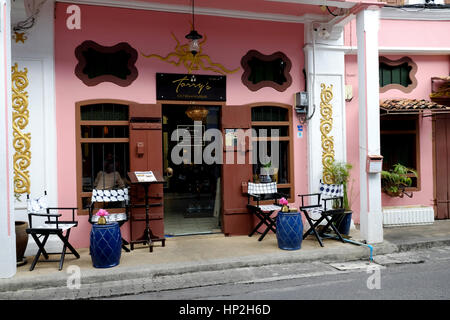 Ice Cream Parlour, Soi Romanée (Old Red Light District) Altstadt, Stadt Phuket, Phuket, Thailand Stockfoto