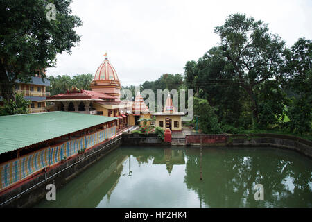 Durga Devi Mandir, Guhagar, Konkan, Maharashtra, Indien Stockfoto