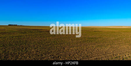 Eine große Farm in den östlichen Ebenen von Kolorado Stockfoto
