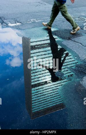 Gebäude der Vereinten Nationen, New York City, USA Stockfoto