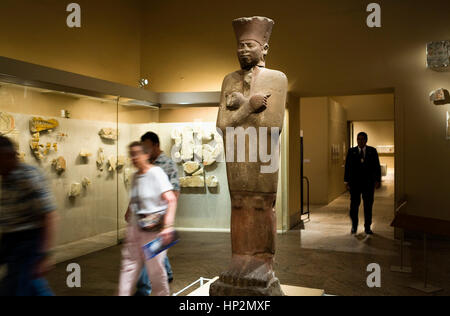 Das MET, Metropolitan Museum of Art. Ägyptische Galleries, New York City, USA Stockfoto