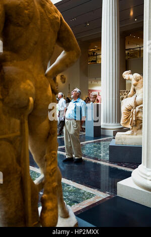 Das MET, Metropolitan Museum of Art. Griechische und römische Galerien. New York City, USA Stockfoto