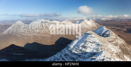 Beinn Eighe aus Gipfelns, Torridon, Wester Ross Stockfoto