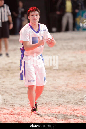 Josh Hutcherson in Directv Seventh Annual Celebrity Beach Bowl am 2. Februar 2013, in New Orleans, Louisiana. Foto von Francis Specker Stockfoto