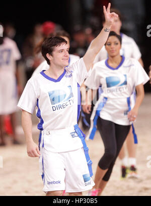 Josh Hutcherson in Directv Seventh Annual Celebrity Beach Bowl am 2. Februar 2013, in New Orleans, Louisiana. Foto von Francis Specker Stockfoto