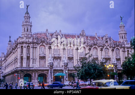 Gran Teatro de La Habana 'Alicia Alonso, das Alicia Alonso Grand Theater von Havanna, Centro Habana District, La Habana, Stockfoto