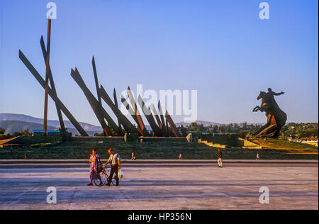 Antonio Maceo Monument, Plaza de la Revolucion, Platz, Santiago de Cuba, Kuba Stockfoto