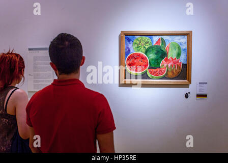 Frida Kahlo Museum, "Viva la Vida´, lange Leben von Frida Kahlo, Coyoacán, Mexiko-Stadt, Mexiko Stockfoto
