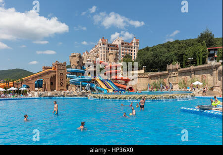 Stock Foto - Royal Castle Hotel in Elenite, Bulgarien Stockfoto