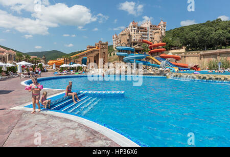 Stock Foto - Royal Castle Hotel in Elenite, Bulgarien Stockfoto