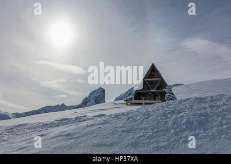 Stock Foto - Dolomiten Winter Italien Stockfoto