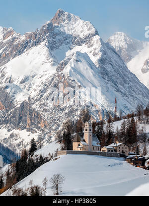 Stock Foto - Dolomiten Winter Italien Stockfoto