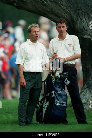 PRO-ULRIK JOHANSSON RYDER CUP VALDERRAMA Spanien 28. September 1997 Stockfoto