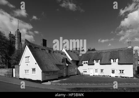 Pfarrei Kirche des St. Marys, Cavendish Dorf, Suffolk County, England, Großbritannien. Stockfoto