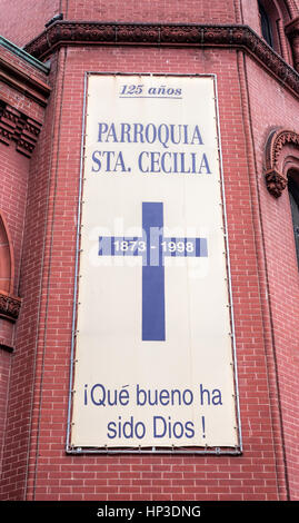 Saint Cecilia römisch-katholische Kirche in New York City Stockfoto