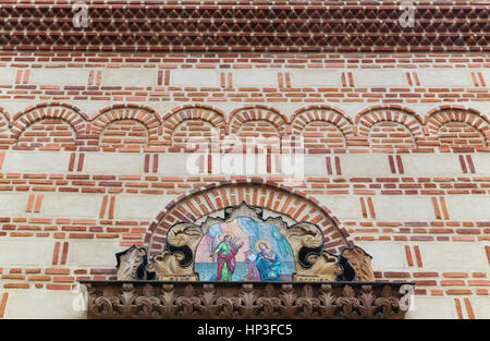 Architektonisches Detail st. Anton Kirche in Bukarest, Rumänien Stockfoto