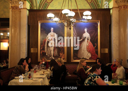 Cafe Central, Wien, Österreich, Europa Stockfoto